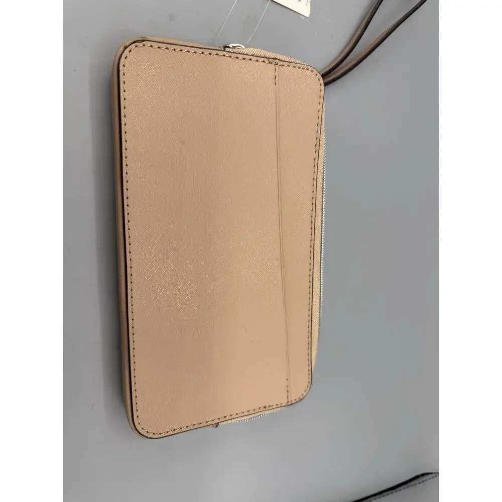 NWT Easy Spirit Blush Pink Zip Around Wristlet Wallet Clutch
